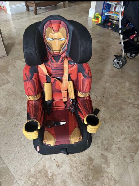 KidsEmbrace Iron Man Harness Booster Car Seat $50